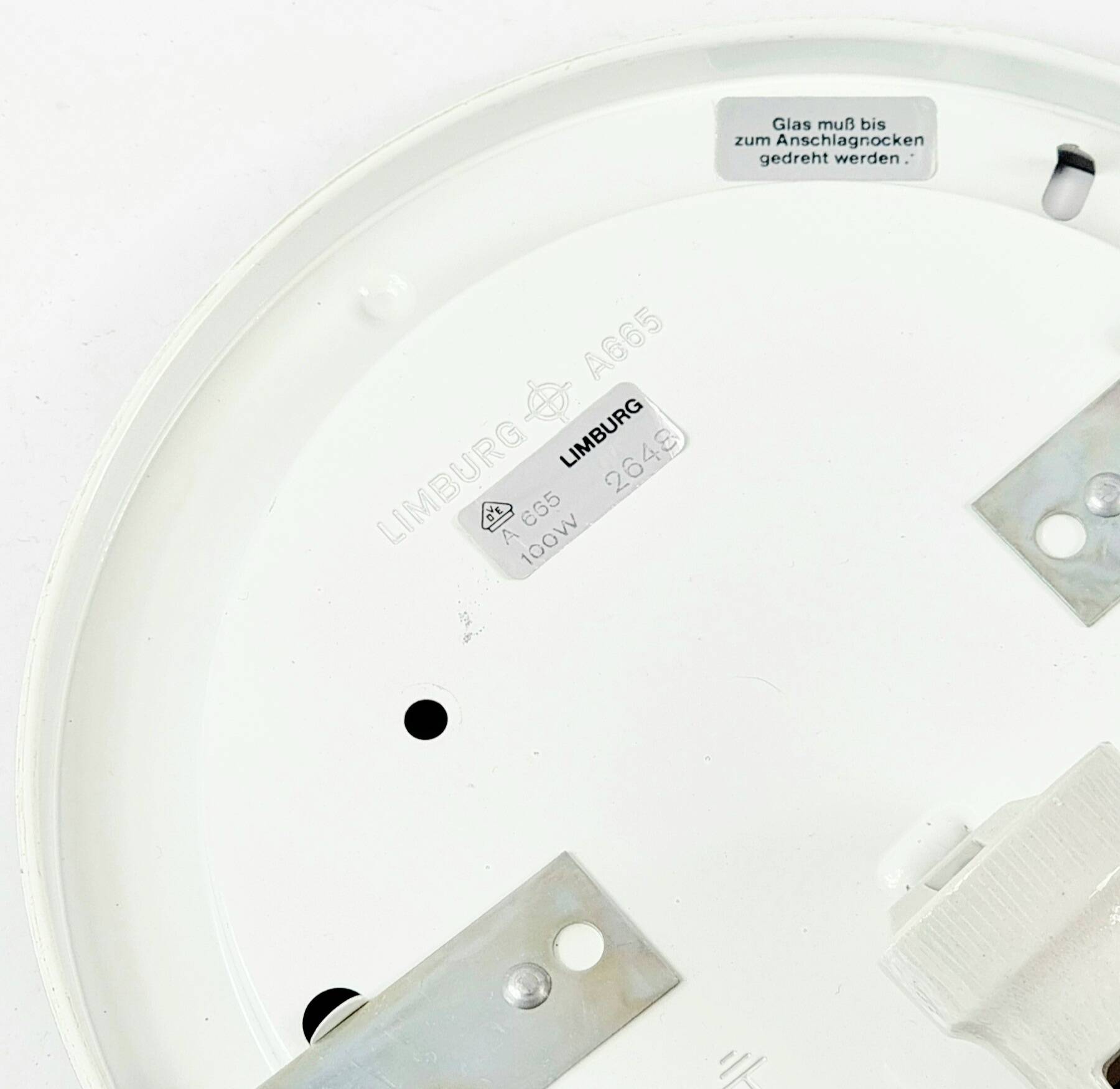 Mid-Century Modern Glass Ceiling Lights from Limburg, 1960s/1970s