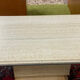 Fedam coffee table in travertine and brass from the 70s