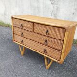 Bamboo chest of drawers
