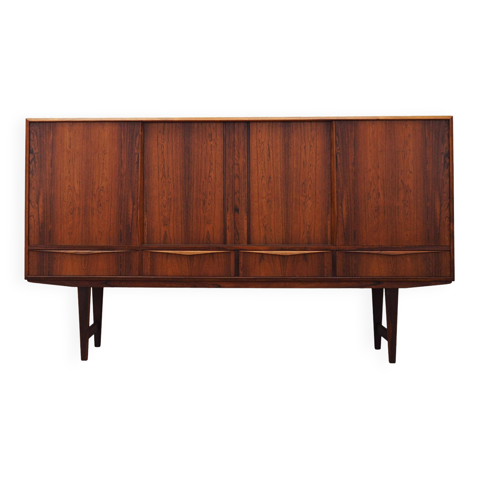 Enfilade en palissandre, design danois, années 1960, designer : EW Bach