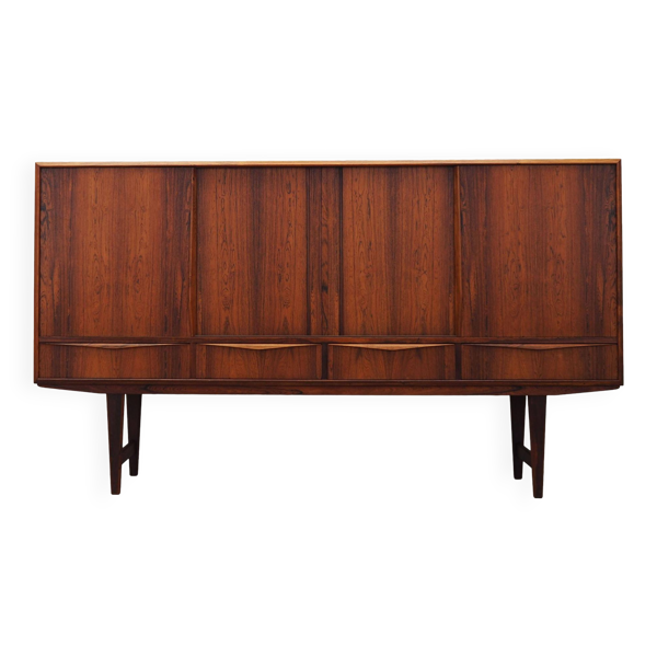 Enfilade en palissandre, design danois, années 1960, designer : EW Bach
