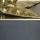 Bronze, brass and crystal table by Gianni Versace for Versace Home, Italy, 1980s.