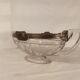 Oval cup with Art Deco handles "Noémie" - Cristal Val St Lambert Belgium
