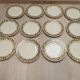 Dessert asiattes vintage set of 12 Royal Coppennagen "nucella"