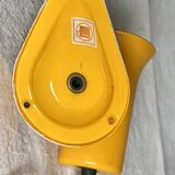 LITA wall lamp, adjustable, vintage 1960s, yellow lacquered metal spotlight