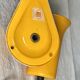 LITA wall lamp, adjustable, vintage 1960s, yellow lacquered metal spotlight