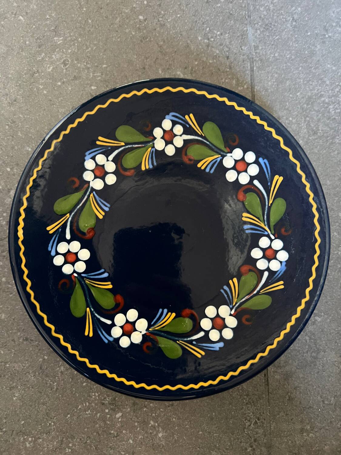 Ceramic dessert plates