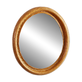 Miroir vintage en osier