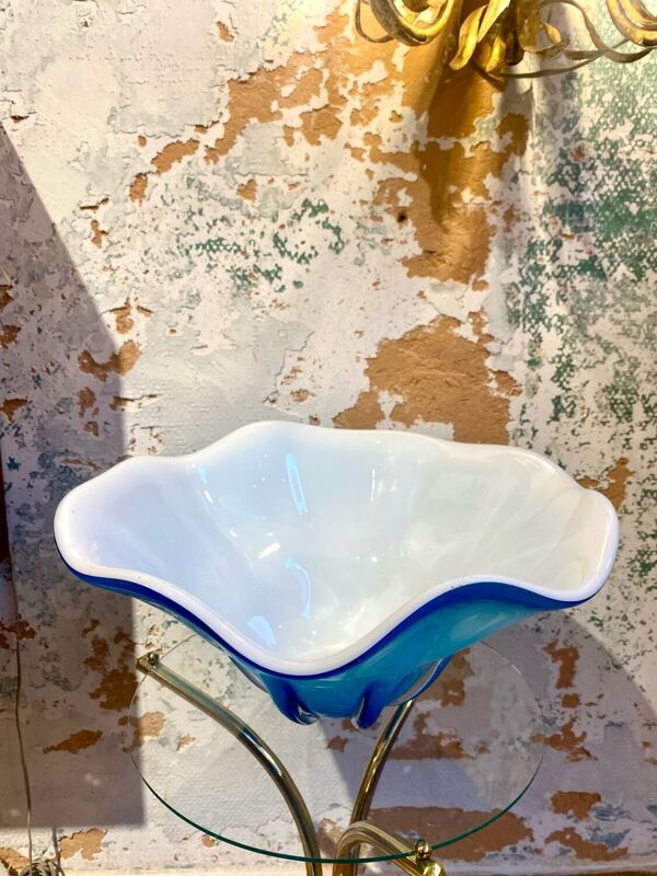 Vase / coupe à fruits Murano Fazzoletto pour Venini
