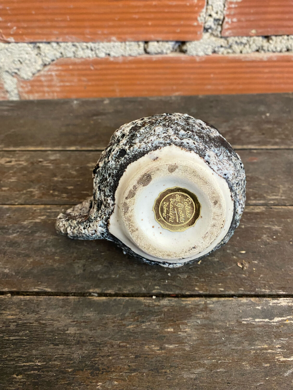 Old Pichet GABRIEL MUSARRA Ceramics Lava Foam Dieulefit France #