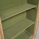 Vintage wall shelf with moulded gold frame – 74 × 106 cm