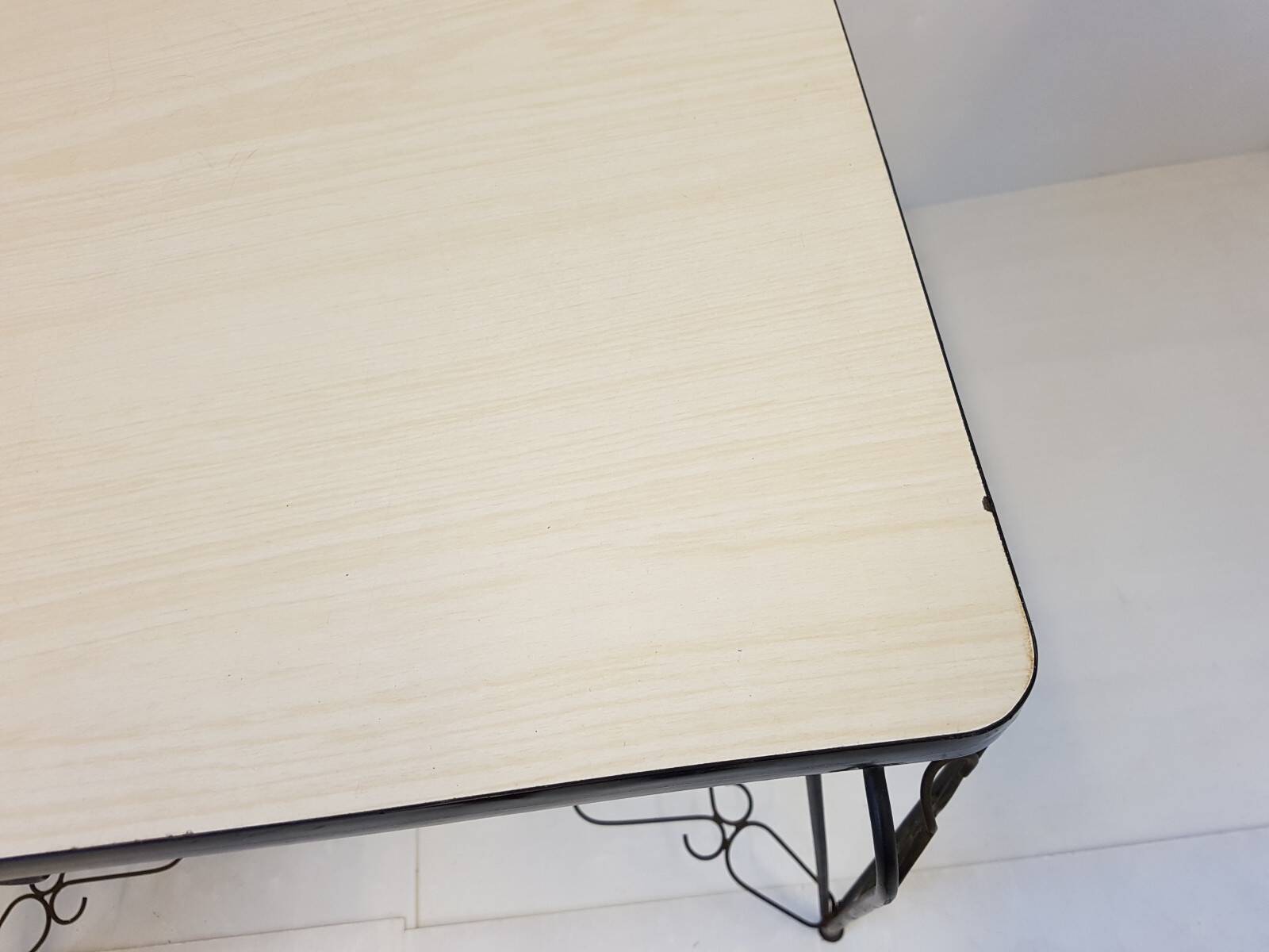 Formica table heart club diamond 1950 vintage 50s rockabilly 50's