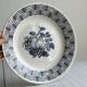 Vintage porcelain plate with fruit pattern