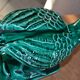 Green glazed ceramic pigeon FPP Vallauris