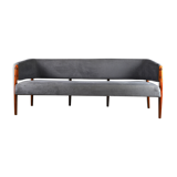 Scandinavian sofa teak and fabric