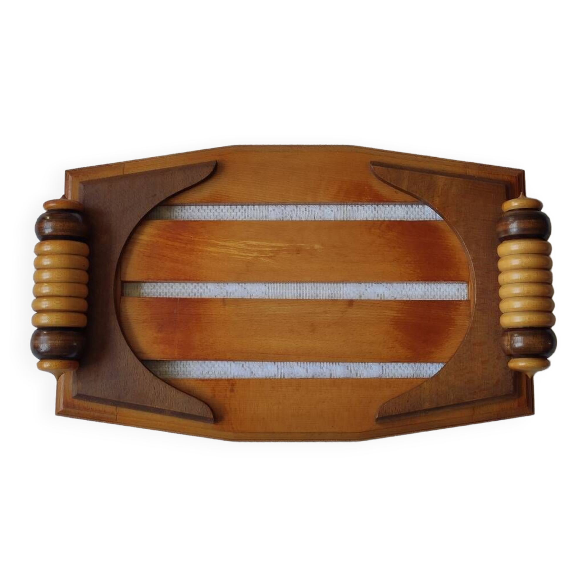 Art deco wooden tray