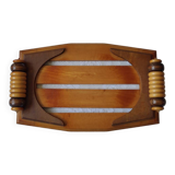 Art deco wooden tray