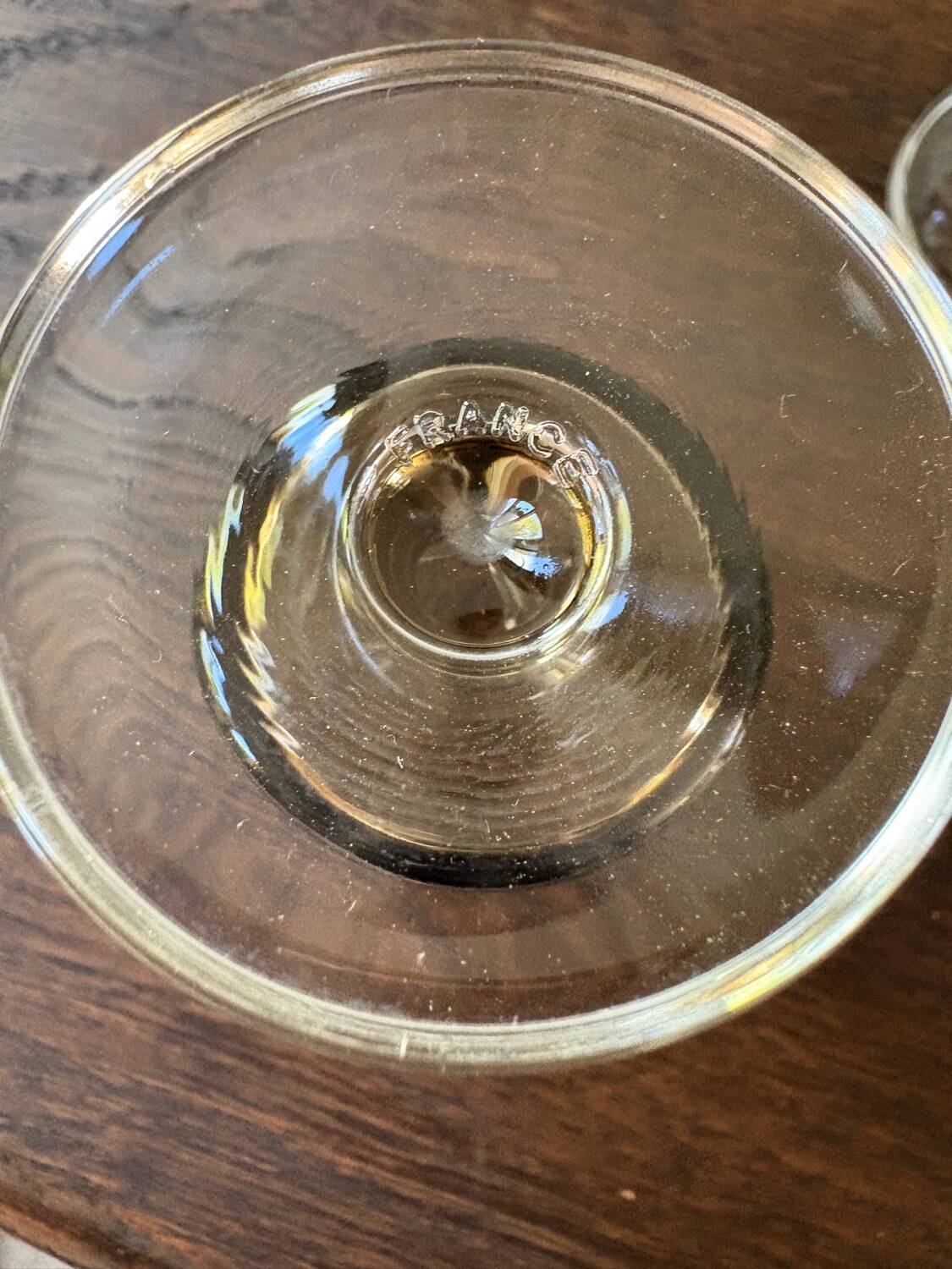 4 verres à pied luminarc vintage modèle Suède