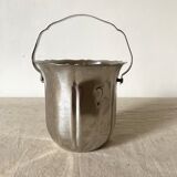 Ice bucket Guy Degrenne stainless steel 80s