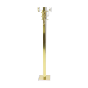 Porte-manteau mi-siècle en laiton