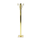 Mid century Belgo Chrom brass & chrome coat rack 1970s