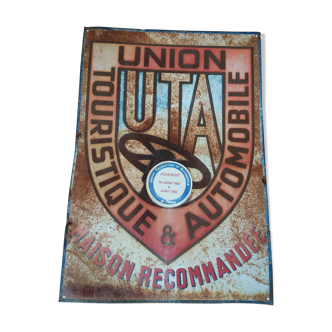 Plaque of the tourist and automobile union