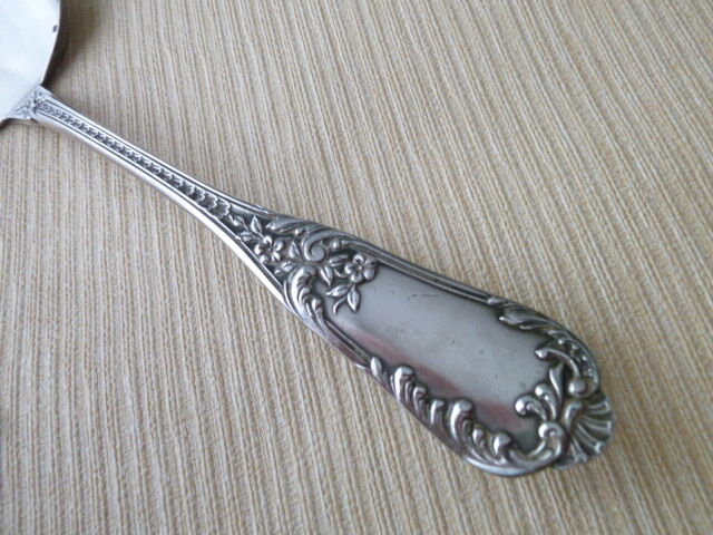 Old garbage collector XIX th silver metal Boulenger Monogrammed LM