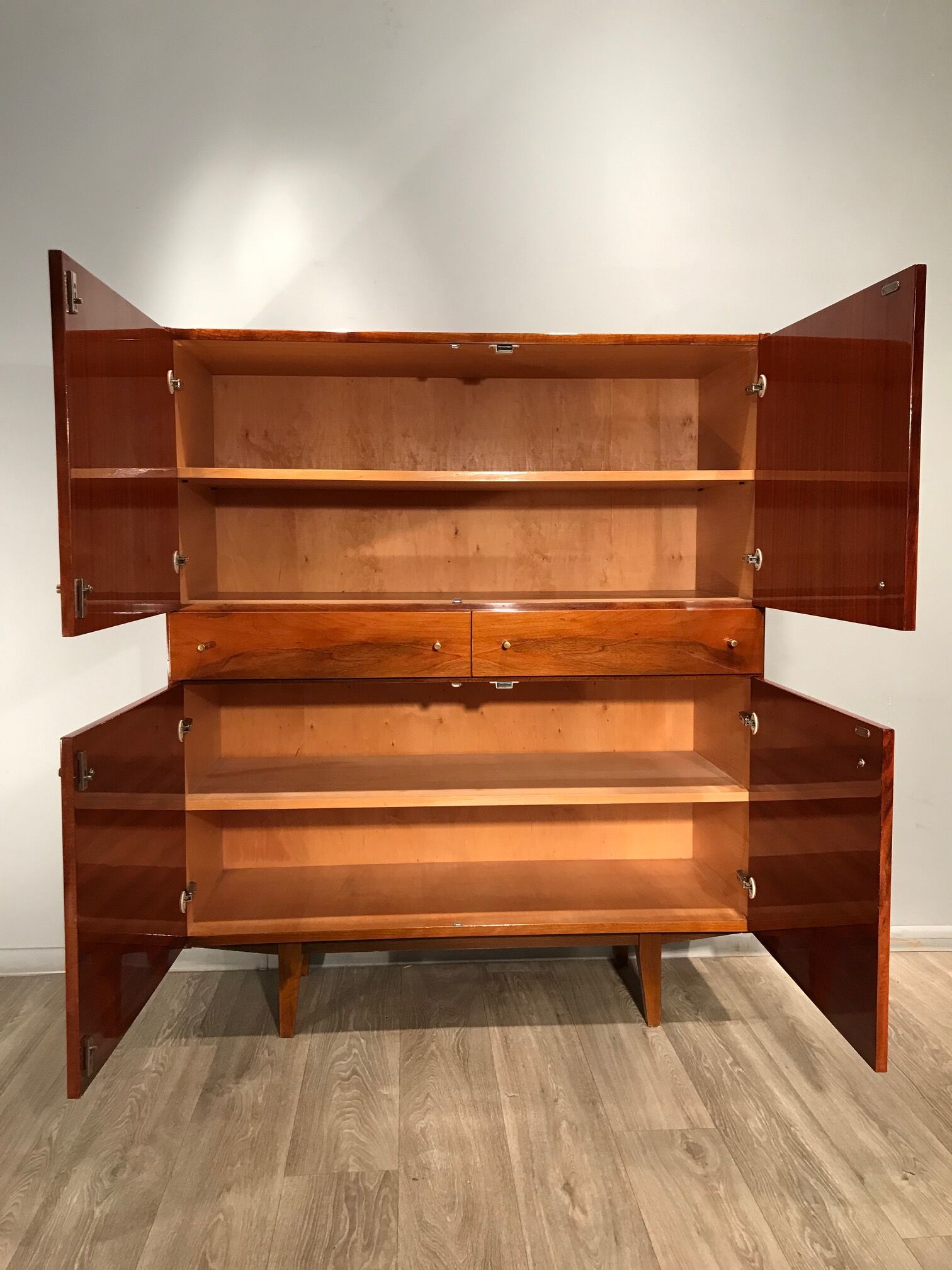 Chest of drawers, Wardrobe, Bytom Furniture Factory, Poland, 1970s