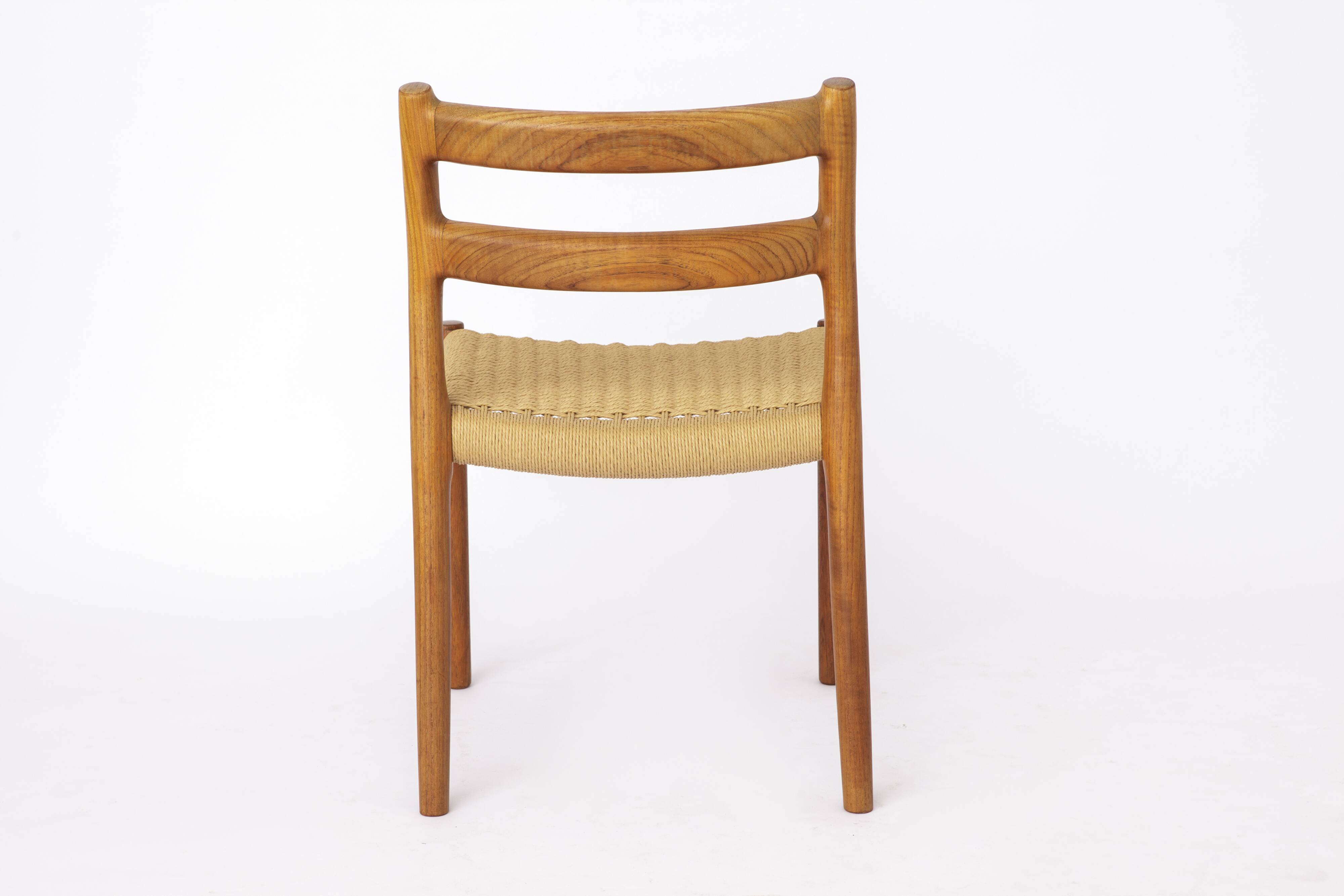 Niels Otto Møller Model 84 Chair | 1 of 8 Available | Danish Teak, 1970s
