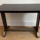 1930s wooden bistro table with formica and zinc
