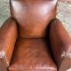 Club armchair leather 30s