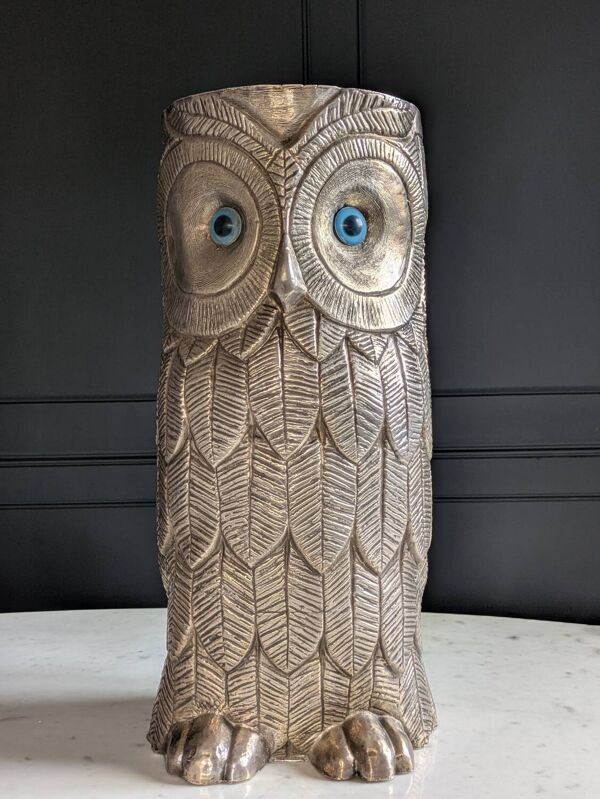 Porte parapluie Hibou géant des années 60/70