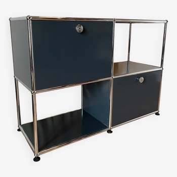 Commode USM Haller en Gris Anthracite (dernières générations)