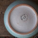 Round vase in Italian ceramic signed