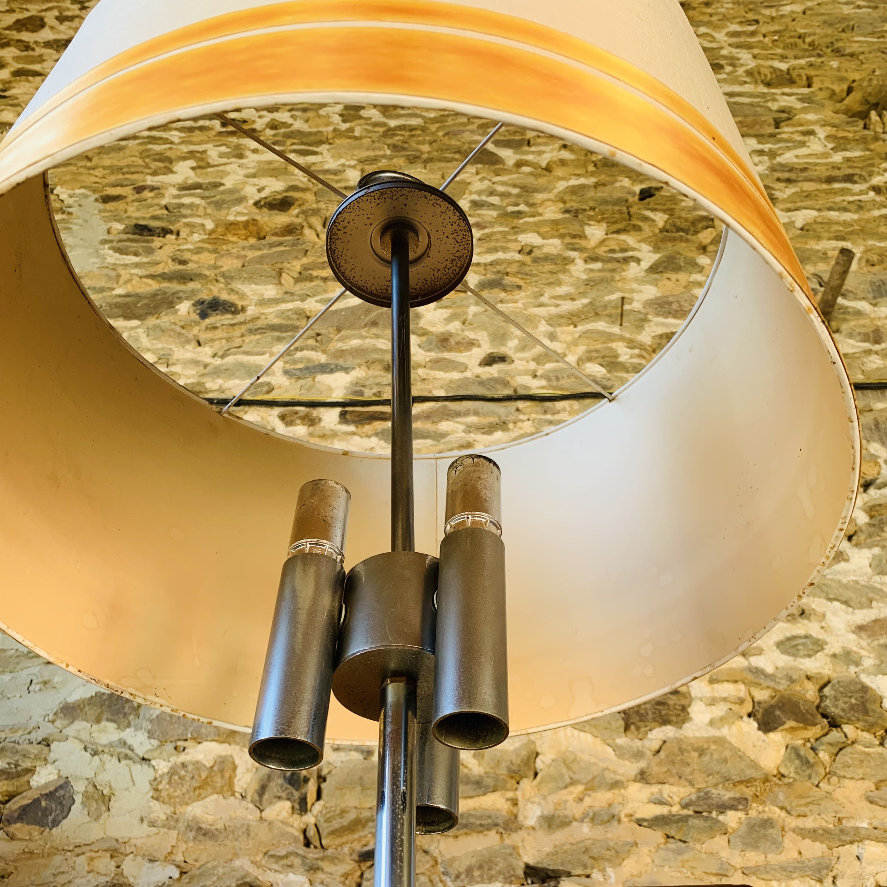 Brutalist floor lamp