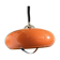 Suspension Space Age orange attribuée à Dijkstra Lampen