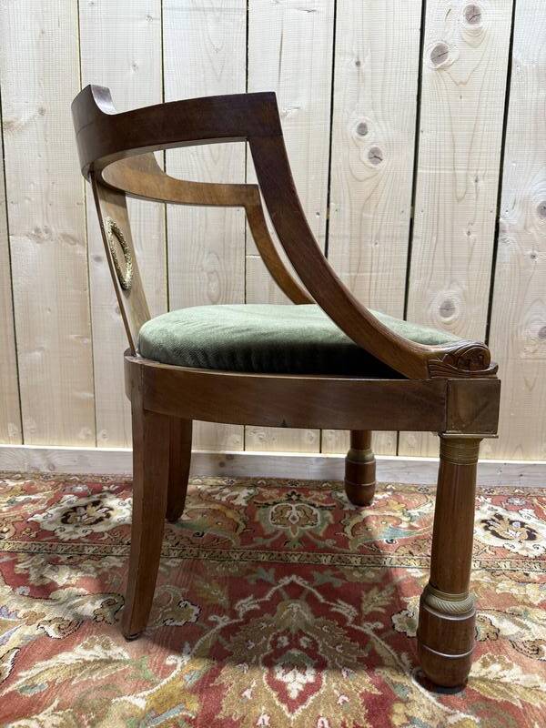 Fauteuil de bureau époque Empire