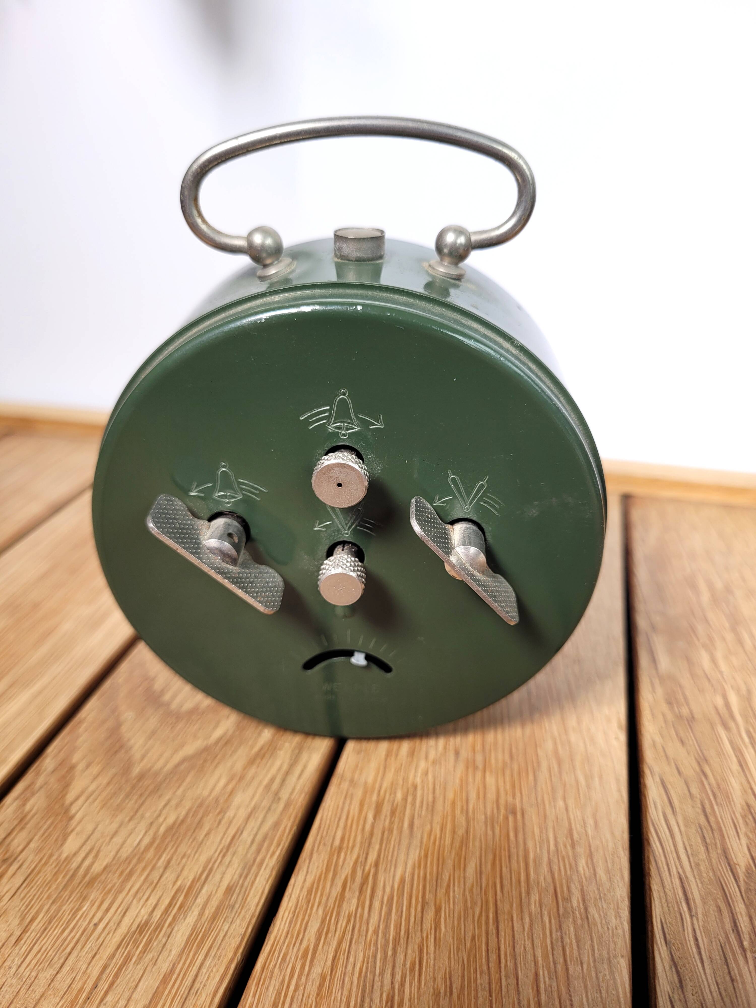 Vintage Wehrle mechanical alarm clock