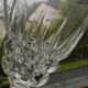 Lot de 6 verres à eau en cristal d'arques. modèle pompadour.