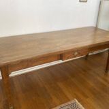 Ash farmhouse table, 3 drawers.