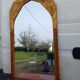 Art Deco Mirror Wood and Gold Stuk