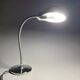 Lampe de table chromée Space Age bras articulé design moderniste 1960