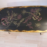 Coffee table decor flower years 60