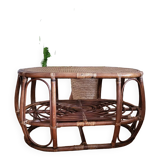 Rattan coffee table