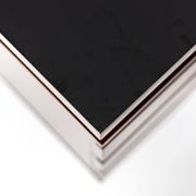 Pierre Guariche, mahogany and lacquered metal desk, 1960s
