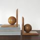 Mid-Century Modern Wooden Bookends, 1960s, Set of 2