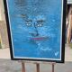 Poster in abstract style face