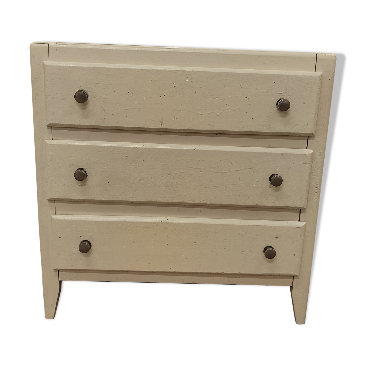 Chest of drawers white wood