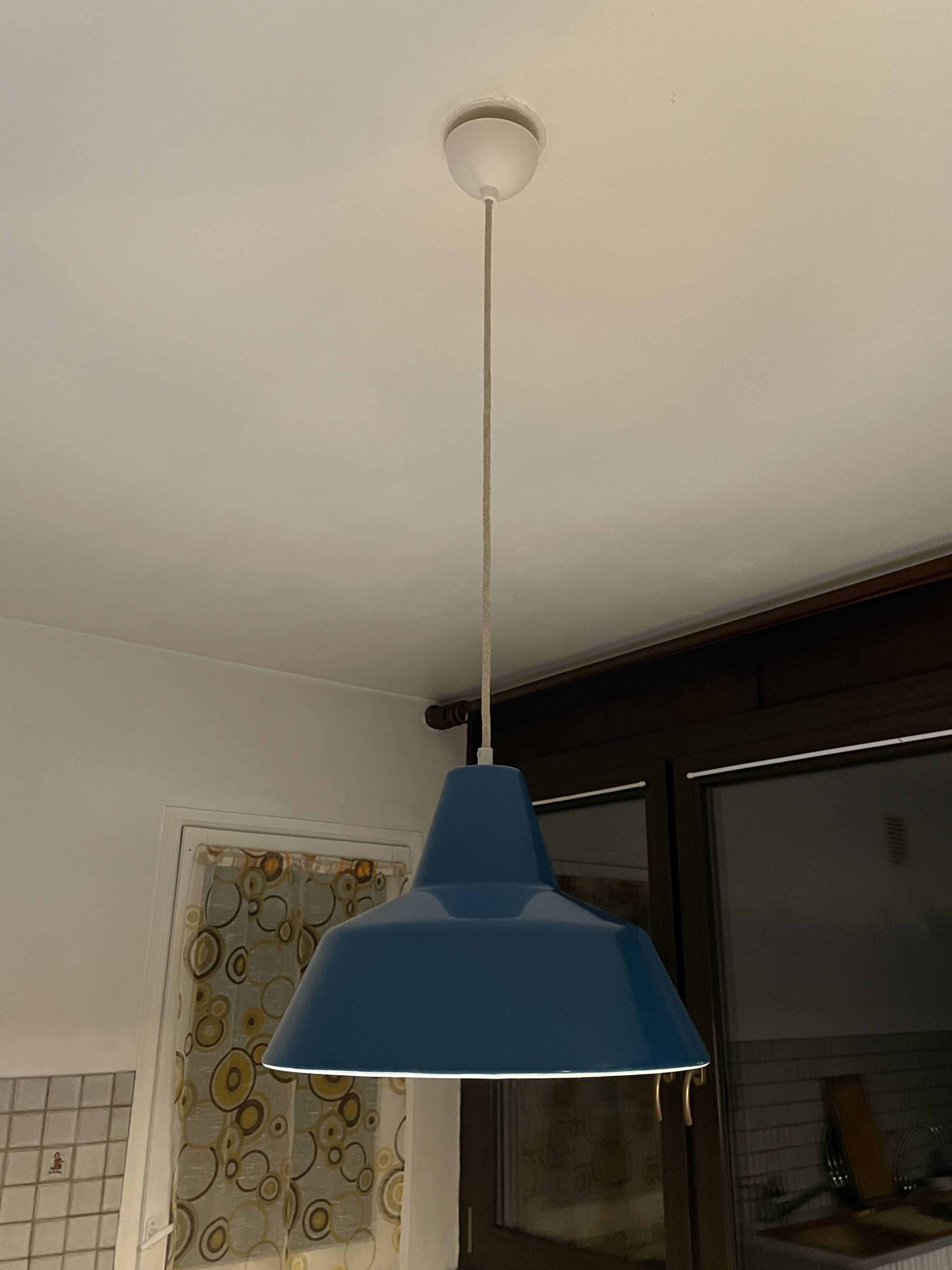 Industrial pendant light by Axel Wedel Madsen for Louis Poulsen, 1960s