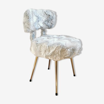 Armchair Vintage moumoute Pelfran